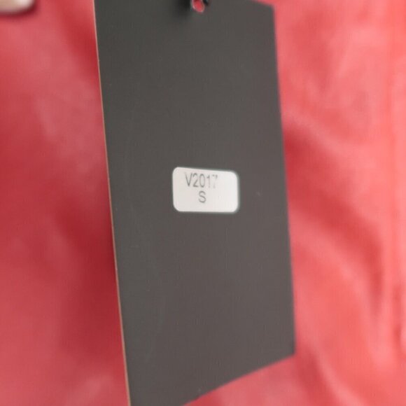 NWT Edge Street Red Faux Leather Mini Skirt Zippers Lace Up Vegan Women's XS - Picture 7 of 8